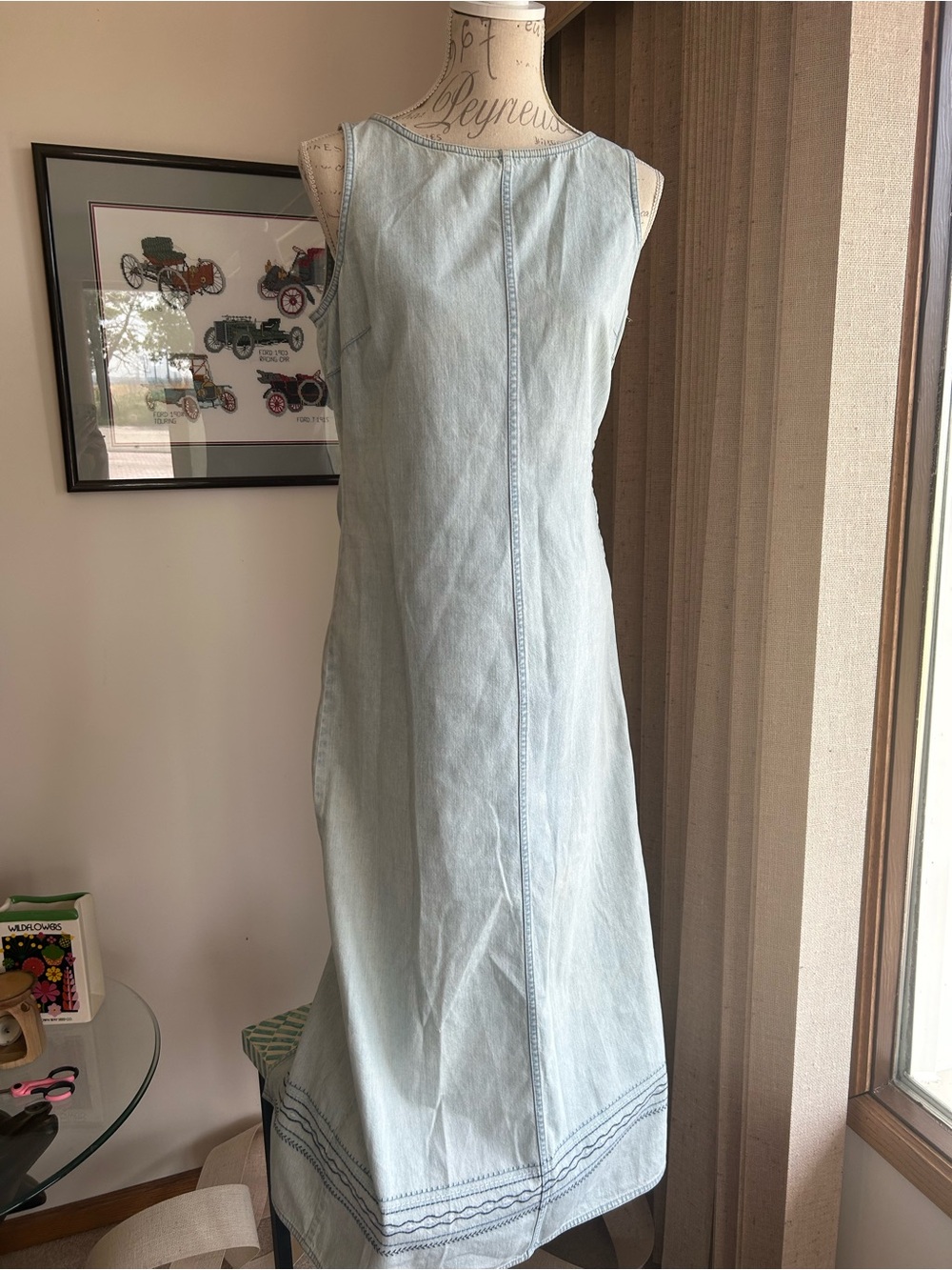 💙 Vintage Liz Claiborne Lizwear Denim Maxi Dress 💙